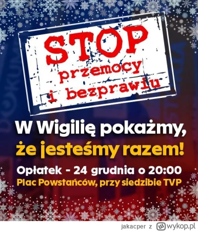 jakacper - Ma ktoś info jak tam największa manifestacja po 89? 
#bekazpisu #tvpis