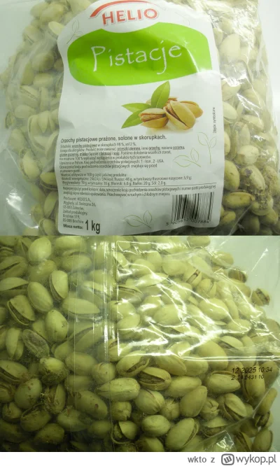 wkto - #listaproduktow
#pistacje prażone solone Helio #helio
aktualny skład
producent...