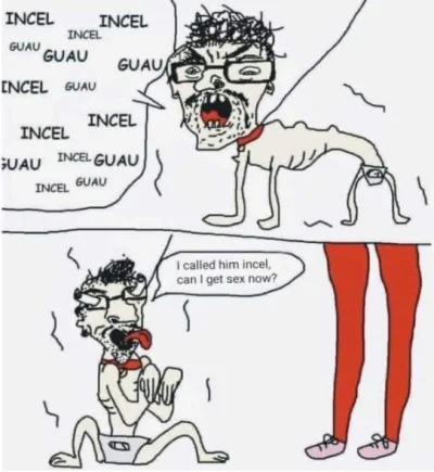 gorobei - @nowszyja: zamień incel na alimenciarz i będzie pasować, taki obraz ich:
