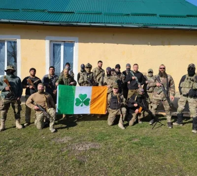 kantek007 - #ukraina Irlandczycy tez walcza na ukrainie po dobrej stronie