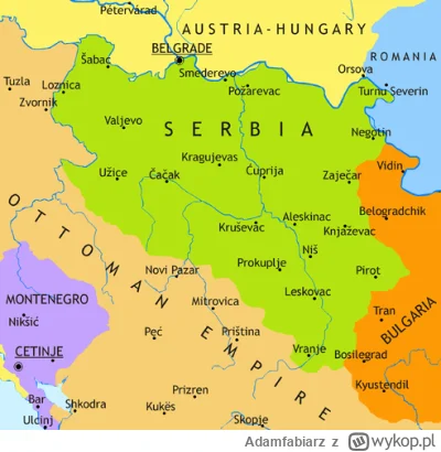 Adamfabiarz - @SgtAlApone_: Udowodniłem. W 1878 uzyskała niepodległość Serbia po wiel...