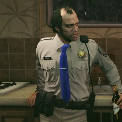 maszf - #limanowa 
A może Tadek, przebrany za policjanta, popyla sobie razem z nimi p...