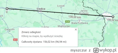 myszczur - @tomosano: Z doświadczenia wiem, że droga powietrzną jest nieco krócej :)