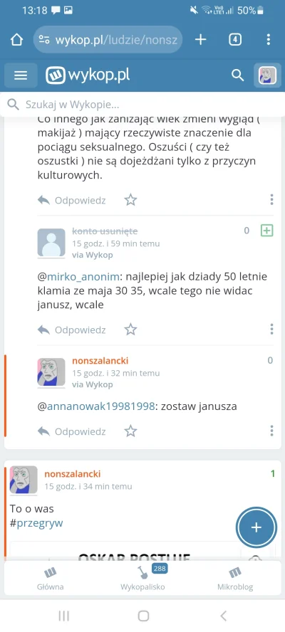 nonszalancki - Była jakaś Anna Nowak rocznik 1998 i już usunęła konta 
#przegryw