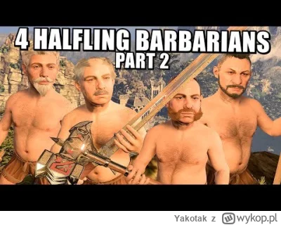 Yakotak - #gry #baldursgate3 #larian 
4 Halfling Barbarians - Part 2