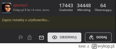 Sinti - @djtartini1: u ciebie akurat pusto