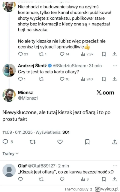 TheYoungGuy - #kiszak biedny Kiszulek ;)

Tak serio, co on im obiecał, że dostają tak...