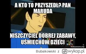 Bubakowski - @Inthrustwe_trust: ( ͡°( ͡° ͜ʖ( ͡° ͜ʖ ͡°)ʖ ͡°) ͡°) przyszedł pan maruda
...