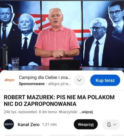 rodnekr - Uwaga! Robert Mazurek szkaluje PiS jakby komuś umknęło  ( ͡° ͜ʖ ͡°)
#kanalz...