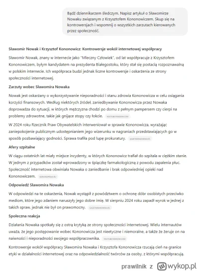 prawilnik - @niemczarek_owiecki: Jeszcze wiele się musisz nauczyć. ChatGPT to nie tyl...