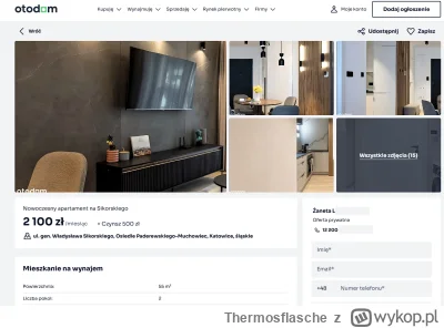 Thermosflasche - Jak szukacie mieszkania w Kato na wynajem to nie polecam. 
https://w...