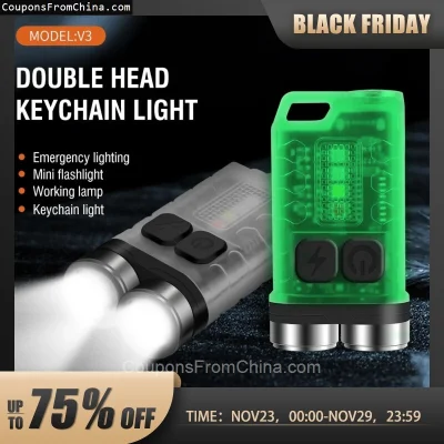 n____S - ❗ Mini Portable Keychain LED Flashlight
〽️ Cena: 6.82 USD (dotąd najniższa w...
