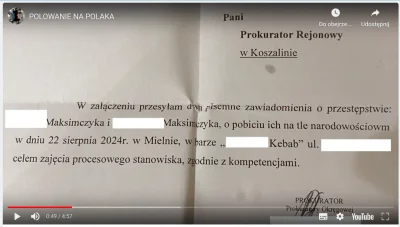 kkecaj - Gość dostał list od prokuratury w którym prokuratura przesyła mu 2 zawiadomi...