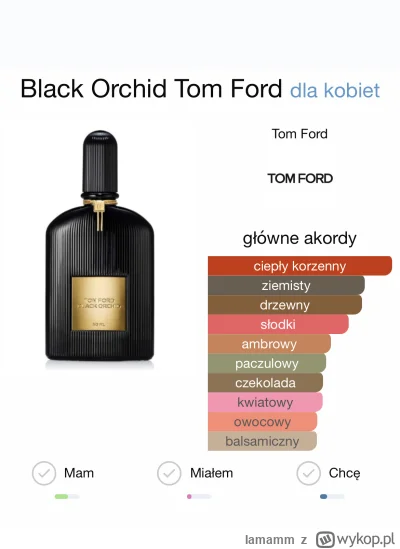 Iamamm - #perfumy
Witam właśnie jedzie do mnie flakon Tom Ford Black Orchid 5.10/ml