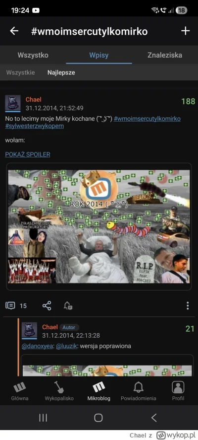 Chael - Ale smutłem z nostalgii ( ͡° ʖ̯ ͡°)

#wykop #wmoimsercutylkomirko