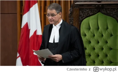 Czesterinho - House Speaker kanadyjskiego parlamentu ustępuje ze stanowiska po tym ja...