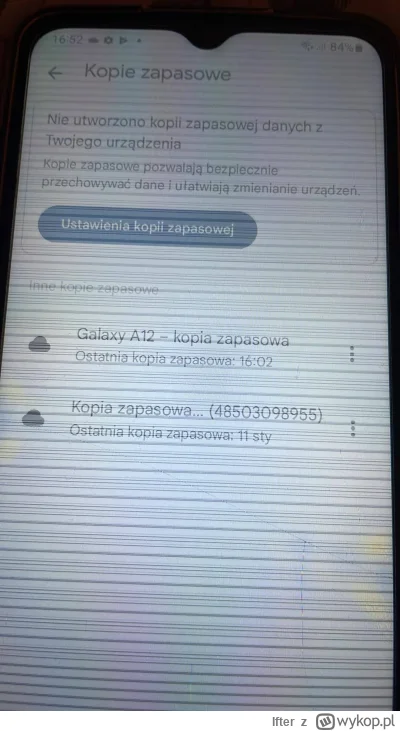 Ifter - #android Hej, jak przywrócić kopie zapasową z google one? Nie widze za choler...