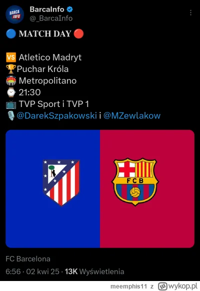 meemphis11 - Czekam na partidazo Szpaka z kutasem w ręku( ͡° ͜ʖ ͡°)
Mam nadzieję, że ...