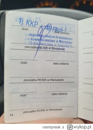 ramtyniuk - 308 940 - 650 = 308 290
Data donacji - 31.10.2024
Rodzaj donacji - płytki...