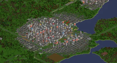 sylwke3100 - Wieczorna gierka w OpenTTD. To przyjemne zajęcie na jesienne czy zimowe ...