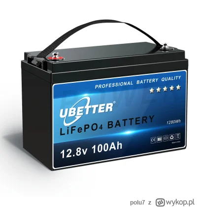 polu7 - Wysyłka z Europy.

[EU-CZ] UBETTER 12V 100Ah LiFePO4 Battery Pack 1280Wh with...