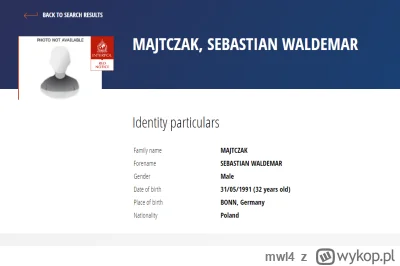 mwl4 - Sebastian Majtczak jest na stronie interpolu z czerwoną notą (INTERPOL RED NOT...