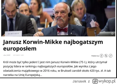 Jarusek - @Olek3366: jak dajom hajsy to trzeba ssać ile wlezie - toć cała idea patopr...