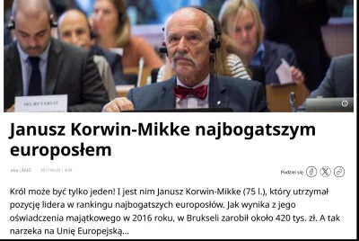 Jarusek - @Olek3366: jak dajom hajsy to trzeba ssać ile wlezie - toć cała idea patopr...