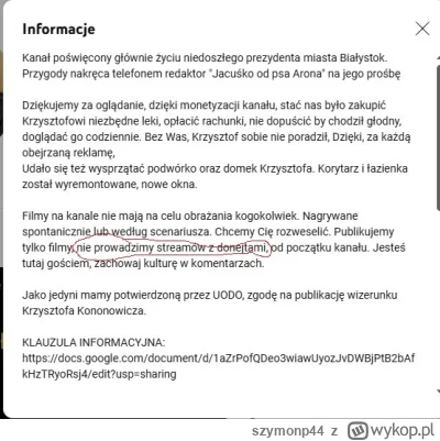 szymonp44 - #kononowicz #patostreamy
No tak, bo donejty u Majora, to na Mariana konto...