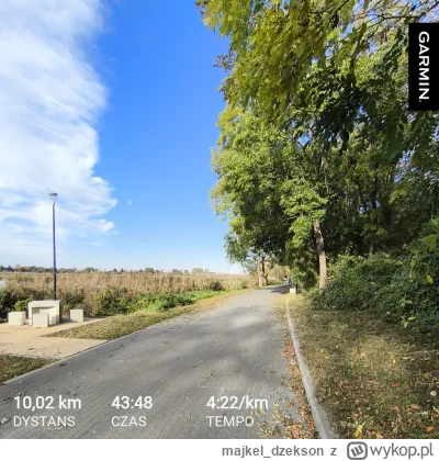 majkel_dzekson - Nie ma to jak trening w piękne sobotnie popołudnie (ʘ‿ʘ)
#bieganie #...
