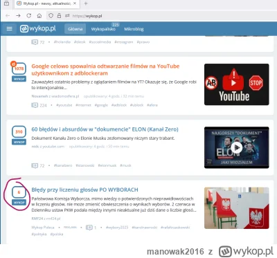 manowak2016 - Potęrzny wykop 6 ( ͡° ͜ʖ ͡°)
#wykop #heheszki