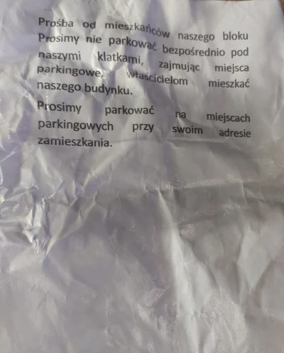 Krupier - Robiłem porządki w aucie i znalazłem kartkę jaką z rok temu ktoś mi zostawi...
