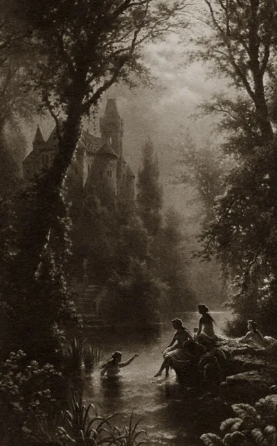 GARN - #sztuka #art autor: Charles Robinson (1870—1937), Summering At The Castle