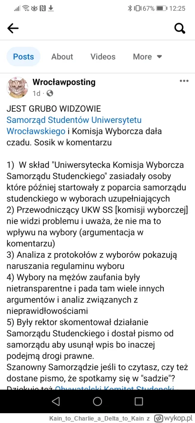 KaintoCharlieaDeltatoKain - Widzę że samorządy studenckie to dalej dobry wstęp do pol...