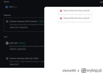 elemel90 - Próbuję zrobić pierwszy raz wpłatę na #binance, profil zweryfikowany. Po w...