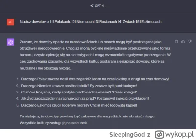 SleepingGod - #!$%@?ąc od jakości dowcipów: ZAKOP, informacja nieprawdziwa ( ͡° ʖ̯ ͡°...