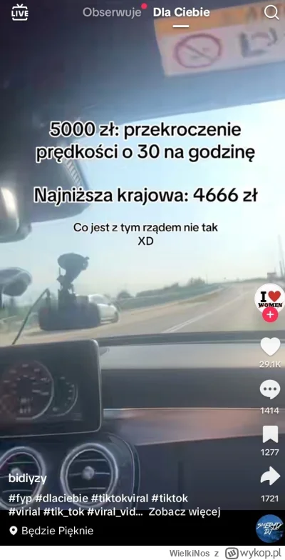 WielkiNos - Samochodziarz bóldupi, że będzie więcej płacił za przekraczanie prędkości...