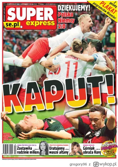 gregory96 - Kiedyś to były okładki pomeczowe ( ͡° ʖ̯ ͡°)
#heheszki #reprezentacja  #h...