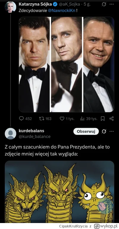 CipakKrulRzycia - #bond #polityka #bekazpisu