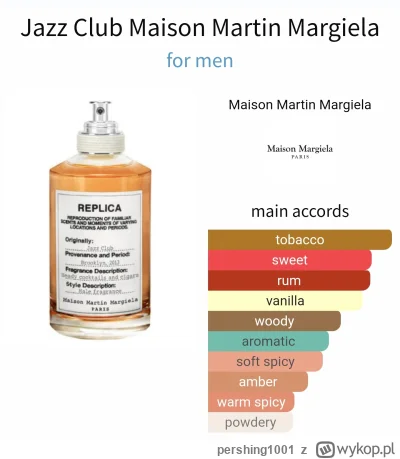 pershing1001 - Zapraszam po mililitry świetnego zapachu Maison Margiela Jazz Club w h...