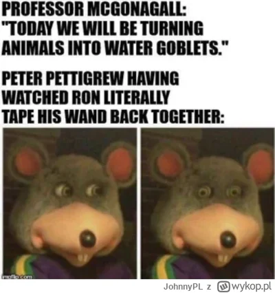 JohnnyPL - #harrypotter Trochę spóźniony z filmami mem, ale warto przypomnieć, że Rud...