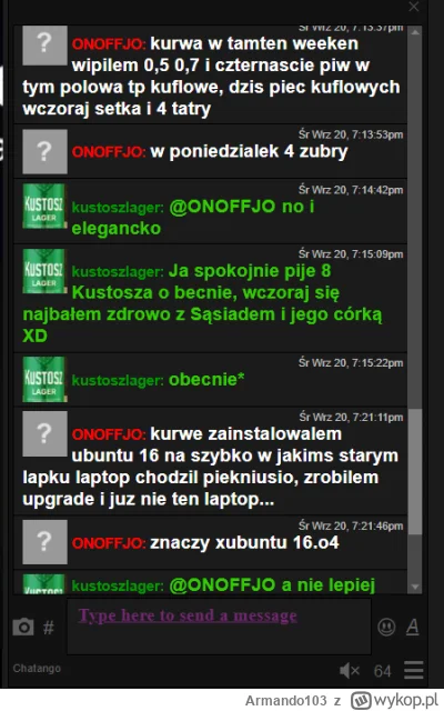 Armando103 - Nie trzeba robali, żeby kącik  alkoholowy kwitł xD
#danielmagical