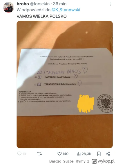 BardzoSuabeRymy - #wybory #kanalzero
Za subskrypcję kanału zero powinno odbierać się ...