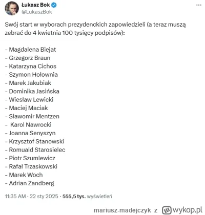 mariusz-madejczyk - Już widzę tę debatę w TVP na kilkanaście osób... Będzie jeden wie...