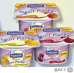 AZ-5 - Jogurt Pianka sprzed ćwierć wieku, kto pamięta ten plusuje. 

#nostalgia #kied...