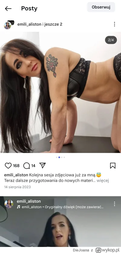 DieJoana - @EmiliAlistonCreator ale obrzydliwa baba fuuu