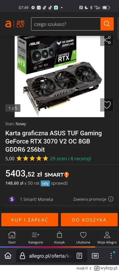 majk3l - Co to się dzieje? Powariowali?

#gpuacl #kartygraficzne