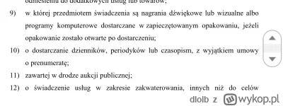 dlolb - @PurpleHaze
 Istnieje także kategoria produktów, których nie można zwrócić na...