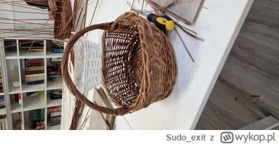 Sudo_exit - Wyplotłem swój pierwszy koszyczek. #diy #robotkireczne #hobby