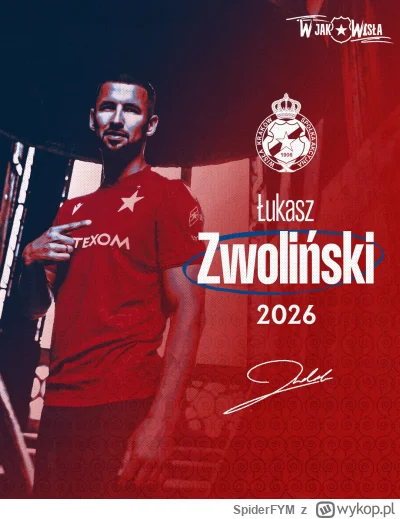 SpiderFYM - Łukasz Zwoliński nowym nabytkiem Wisły Kraków!

#wislakrakow